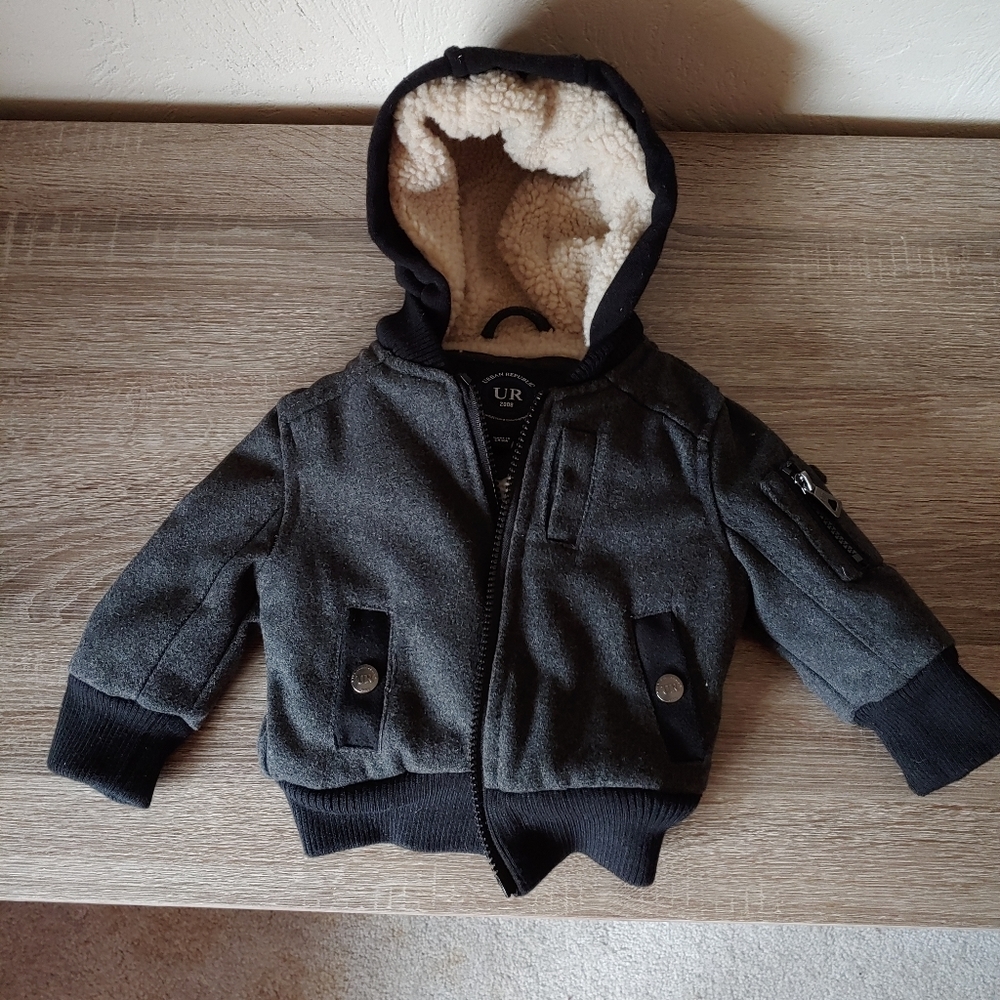 Sherpa lined bomber jacket